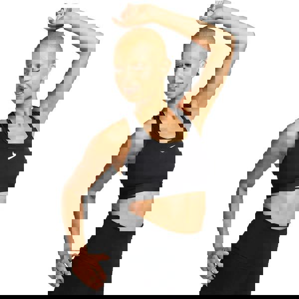 Nike Womens/Ladies Nesium Medium Support Sports Bra - Black - 