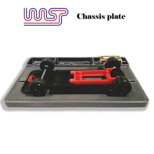 MCSlots Slot Car Chassis Set Up Plate 1:32 Scale New WASP