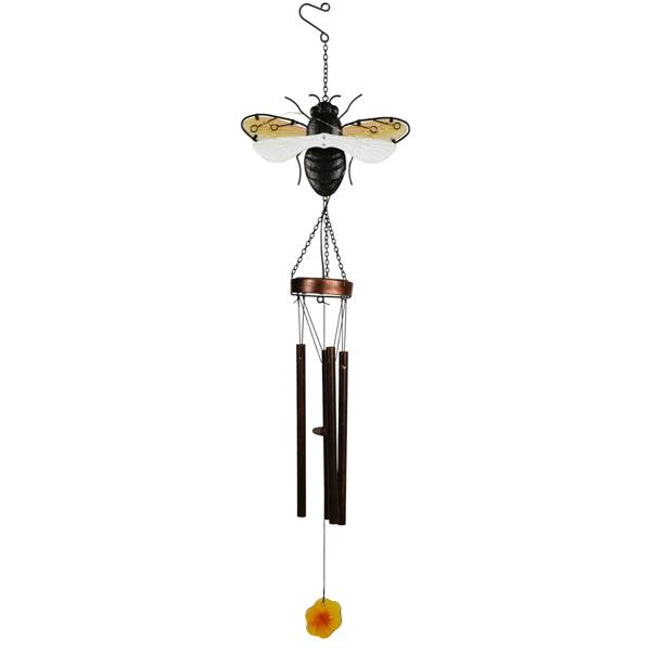 Country Living Solar Windchime - Bee