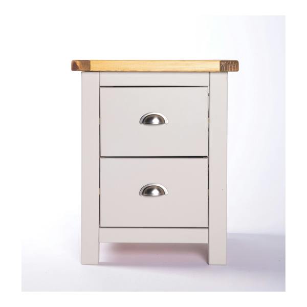 Argenta 2 Drawer Bedside Table