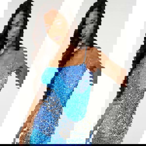 Pink Vanilla Sequin Mini Dress