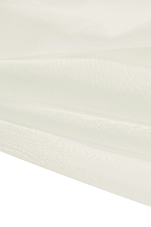Living and Home 2 Panels Ivory White Rod Pocket Voile Panel Sheer Curtains for Bedroom Living Room, 183cm L x 117cm W
