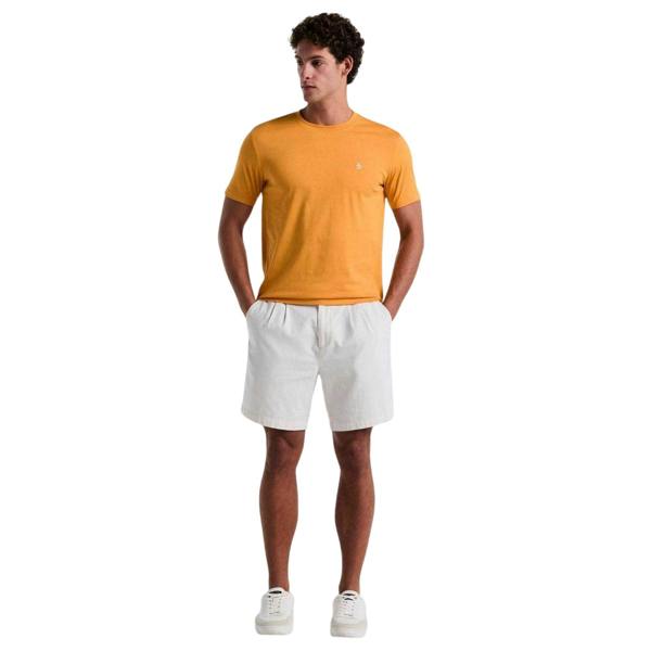Original Penguin Mens Pete Embroidered Logo T-Shirt - Yellow - 