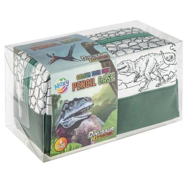 Dino Colour your own Pencil case