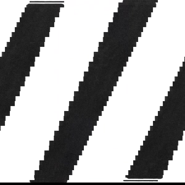 Modern Plain Black Rug – Soft Short Pile