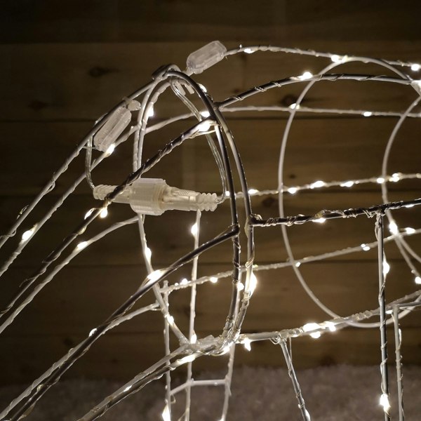 Samuel Alexander 63cm Outdoor Twinkling LED Grazing Reindeer Christmas Decoration in Warm White
