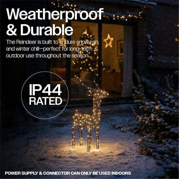 Scotts of Stow Xmas Haus Outdoor Metal Deer 61cm