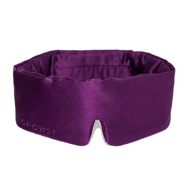 Drowsy Sleep Co Silk Sleep Mask - Purple Martini