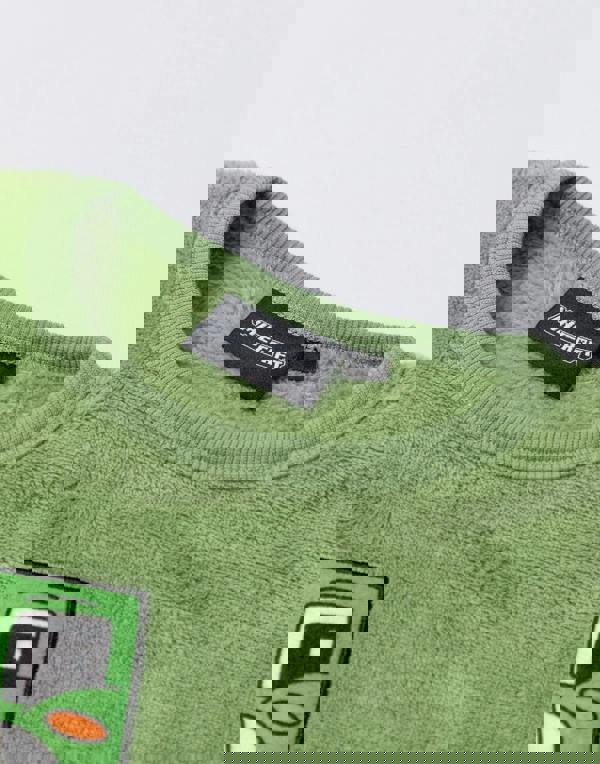 Minecraft Boys Green Creeper Long Sleeve Long Leg Pyjama Set