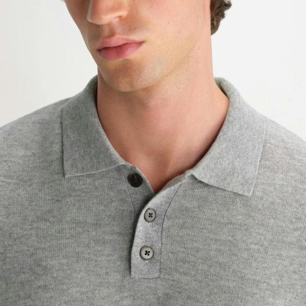 Wax London Lawrie Soft Merino Wool Polo