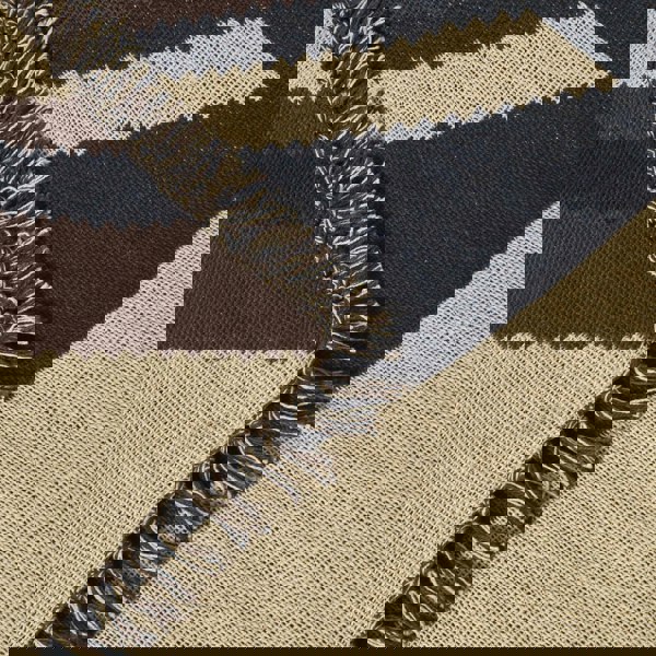 HOMESCAPES 100% Cotton Hand Woven Union Jack Flag Throw - Limited Edition, 150 x 200 cm