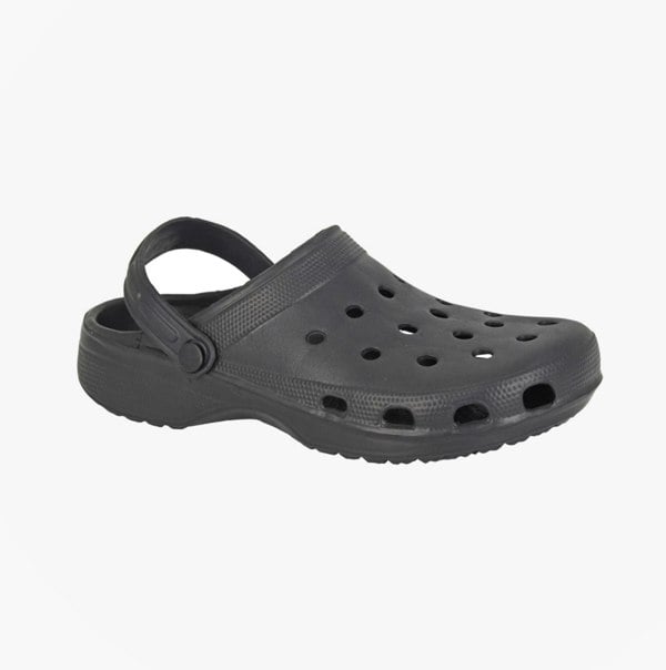 DEK FOAMSTEP Mens Clogs Black