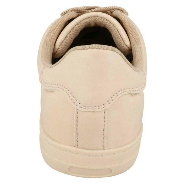 Spot On Ladies Spot On Flat Lace Up Slimline Pumps