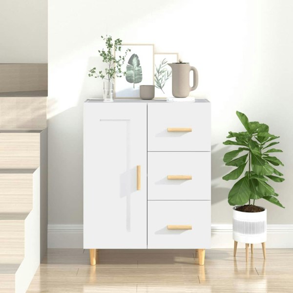 Berkfield Sideboard White 69.5x34x90 cm Engineered Wood