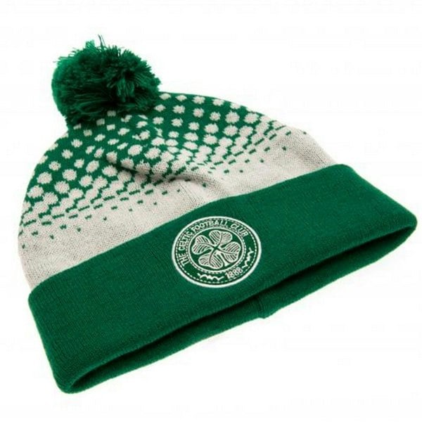 Celtic FC Unisex Adults FD Ski Hat - Green/White