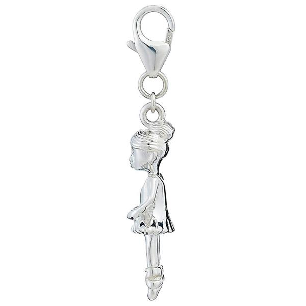 Sterling Silver Ballerina Charm - MYLEE London