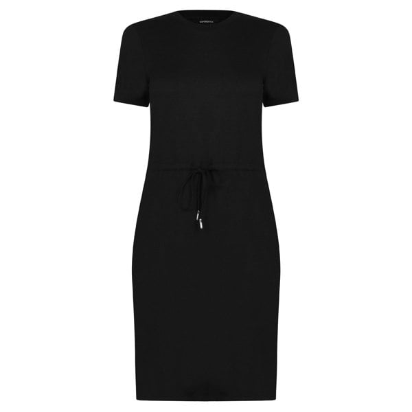 Superdry Womens/Ladies Drawstring T-Shirt Dress - Black