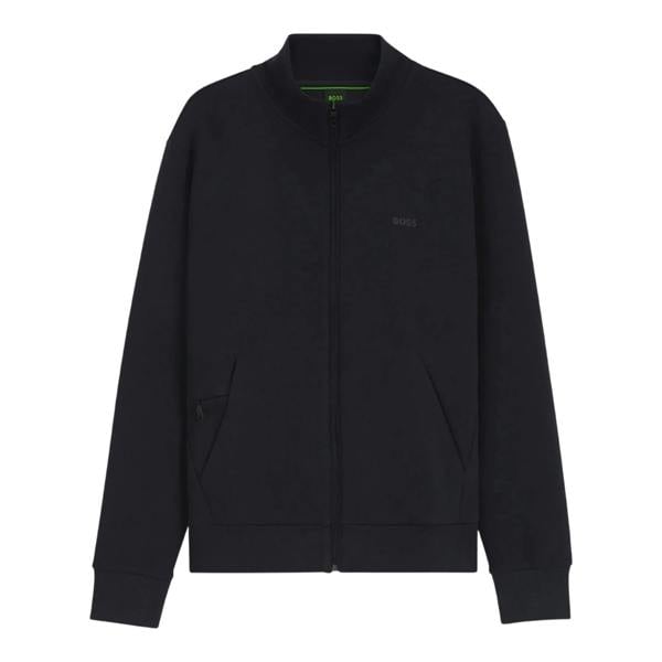 Boss Mens Skaz Full Zip Sweatshirt - Dark Blue - 