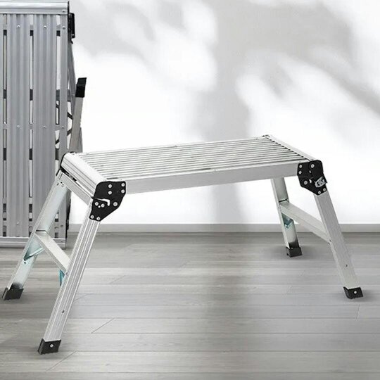 Havendro 150kg Folding Aluminium Step Ladder Stool Work Platform Up Bench Lightweight
