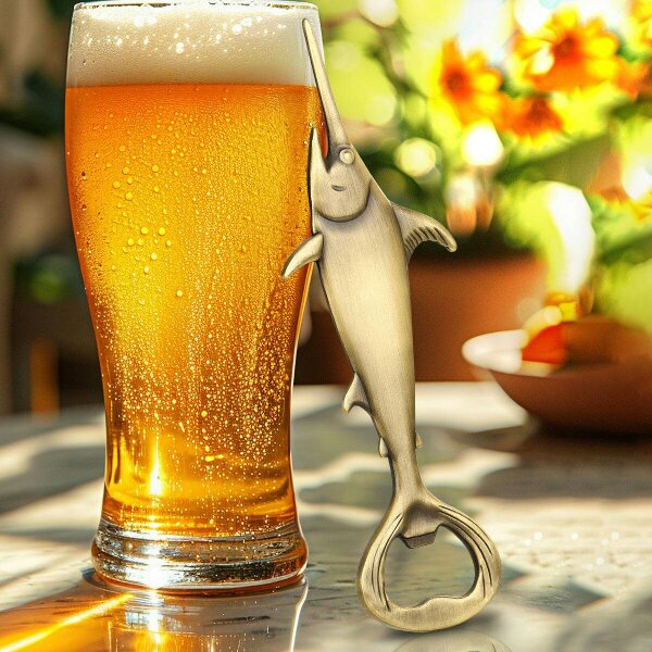 Swordfish Bottle Opener – Metal Beer Opener for Home Bars