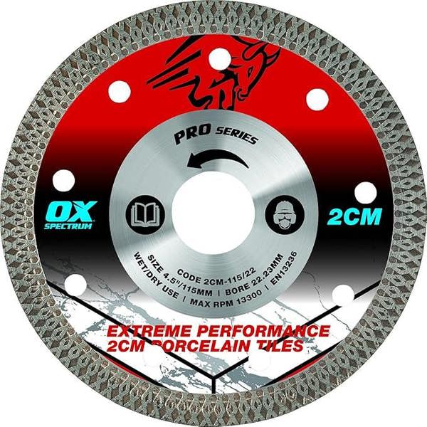 OX Pro 2CM Porcelain Cutting Blade  115-22.23mm