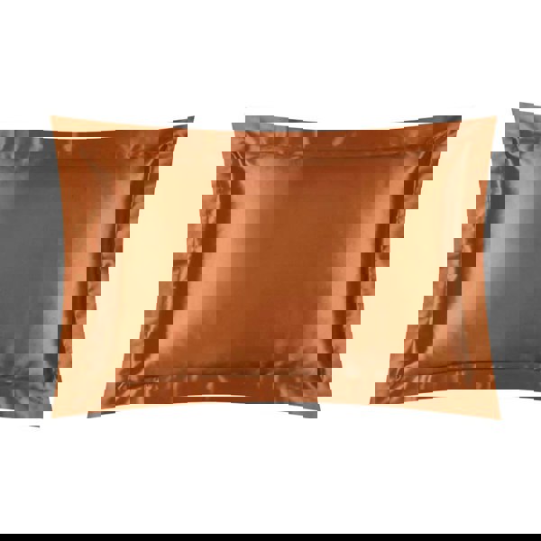 Anyhouz Pillowcase Orange Luxury Soft Natural Mulberry Silky Two Sided Satin Cover