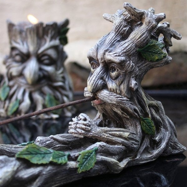 Serano Green Man Incense Stick Holder