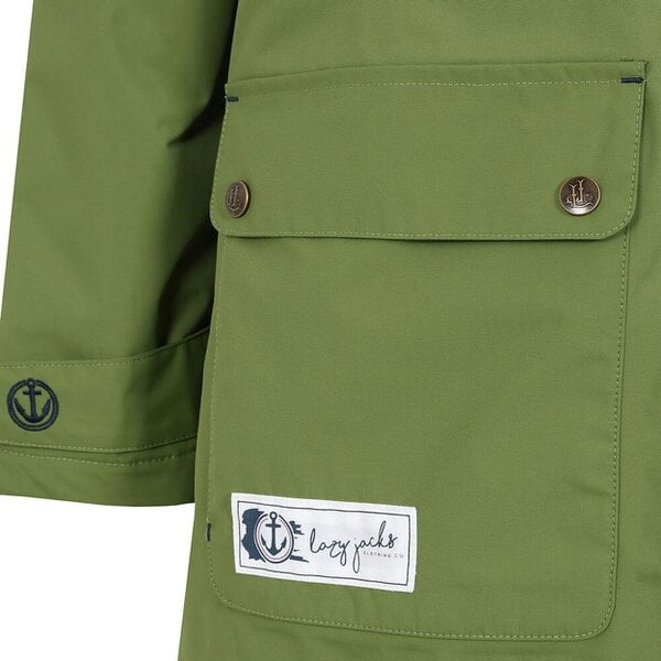 Lazy Jacks LJ159 - Longline Snug Lined Coat - Sage