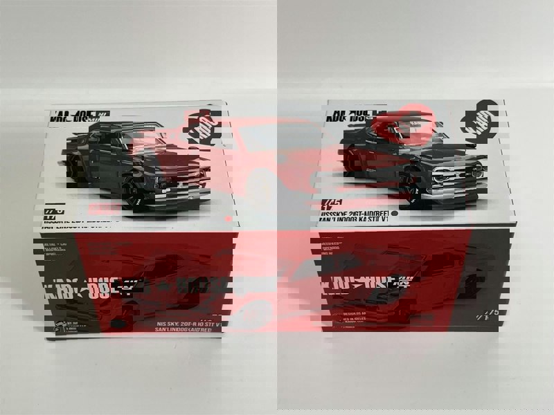 Mini GT Nissan Skyline 2000GTR Kaido Street V1 Red 1:64 Mini GT KHMG175