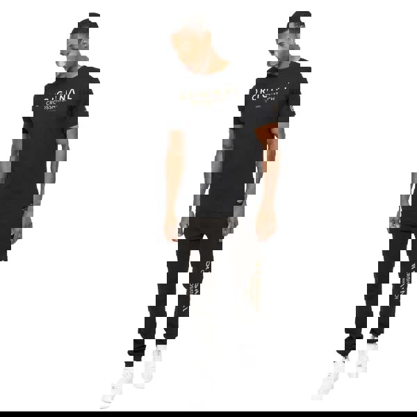 Crosshatch Mens Jamals T-Shirt - Black - 