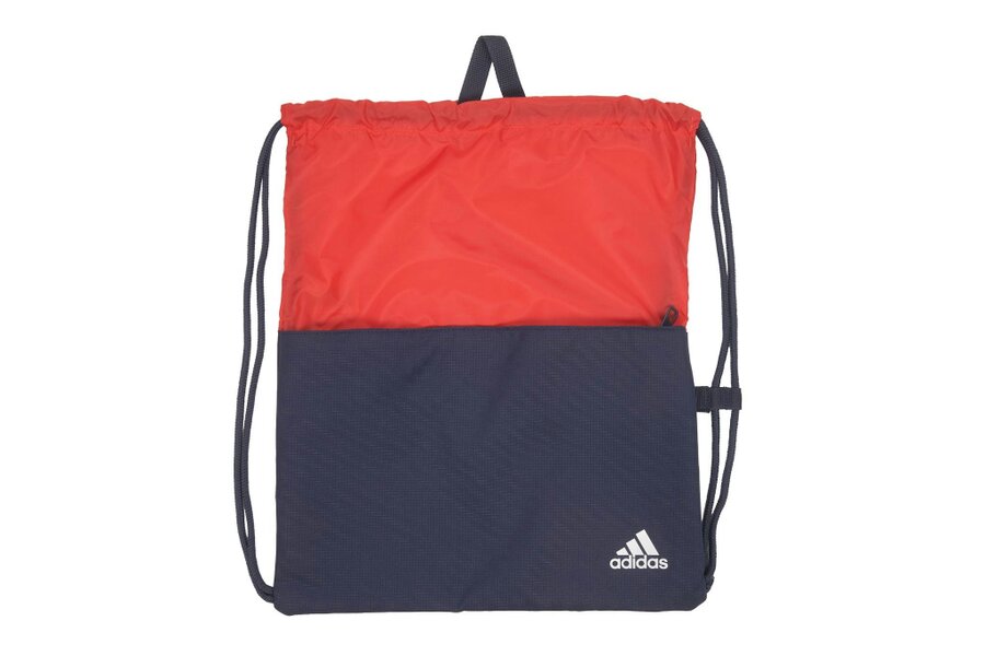 Adidas Gym Bag Zipped Front Pocket Red/Navy