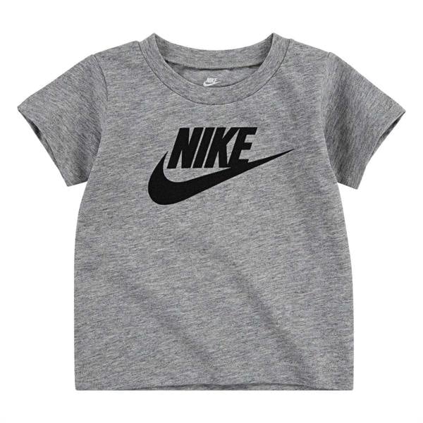 Nike Toddler Logo Regular T-Shirt - Grey - 