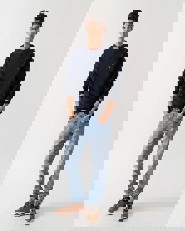 GANT GANT Mens Texture Crew Neck Sweatshirt