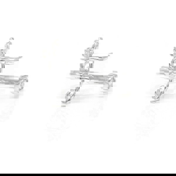 Say It With Adjustable Winged Initial Ring - Sterling Silver