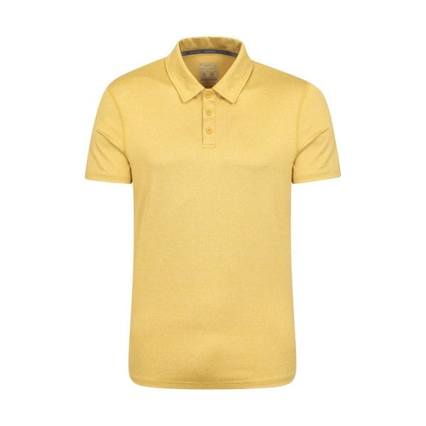 Mountain Warehouse Mens Agra Stripe Polo Shirt - Yellow