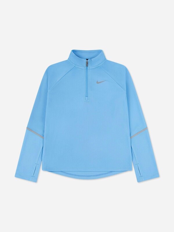 Nike Boys NK DF Miler Half Zip Top and Pant Set in Blue