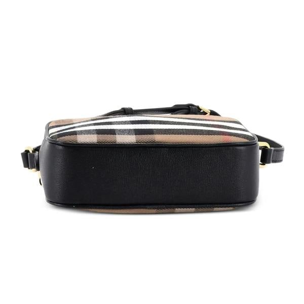 Burberry Camera Leather Cross Body Shoulder Bag Black - chancefashionco