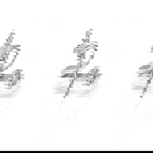 Say It With Adjustable Winged Initial Ring - Sterling Silver