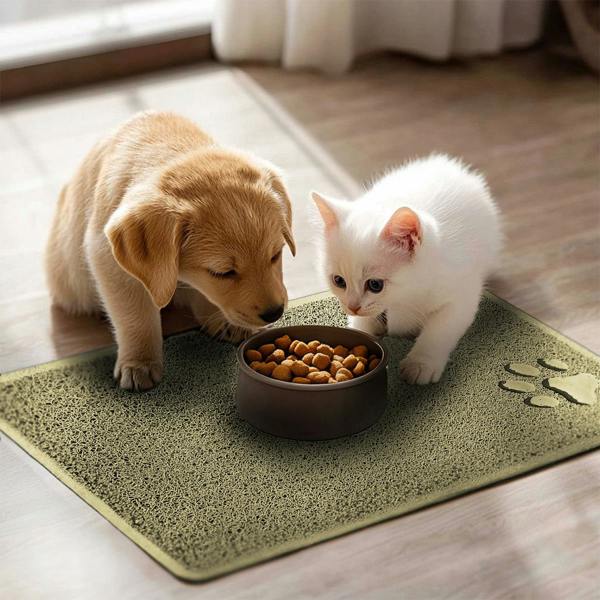 Nicoman Pet Feeding Mat, Mini Paw Design 75x44 cm