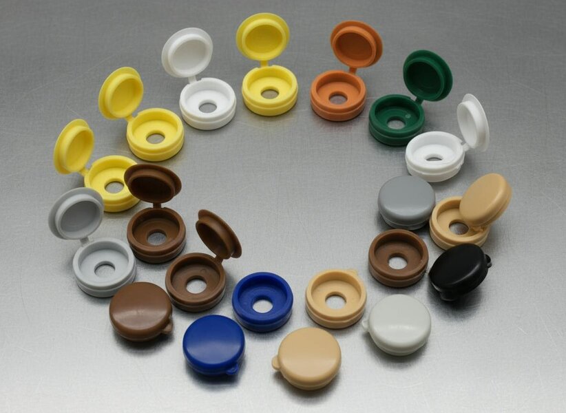 Fixaball Plastic Hinged Cover Caps Large - Gauge 10-12 (4.8mm - 5.5mm) Various Colours