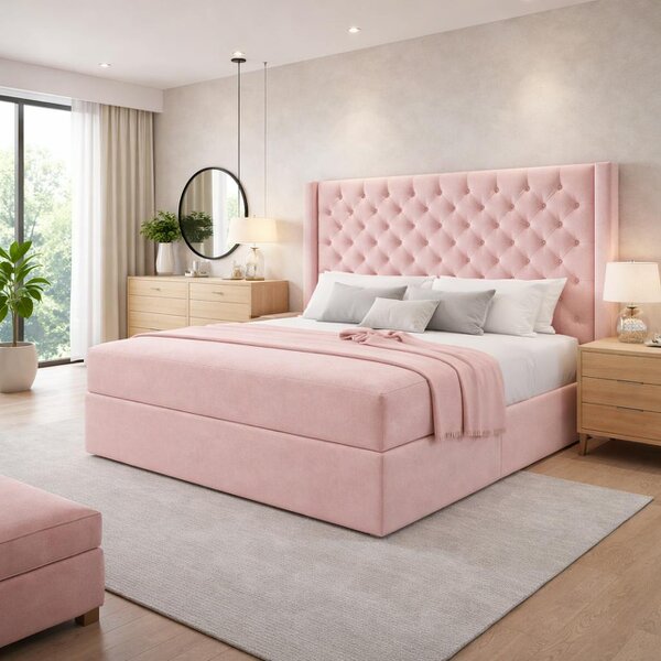 Great British Beds Chesterfield Winged Divan Bed