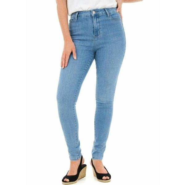 Women's Stylish Skinny Fit Denim Jeggings with Pockets - Trendy & Comfy - Denim