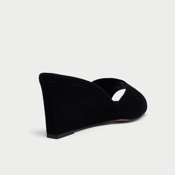 Calla Clare Shoes - Black Suede