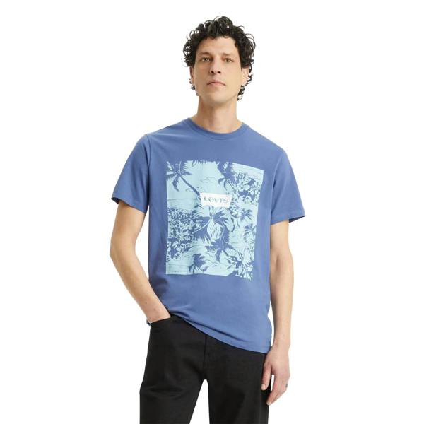 Levis Mens Classic Graphic T-Shirt - Blue - 