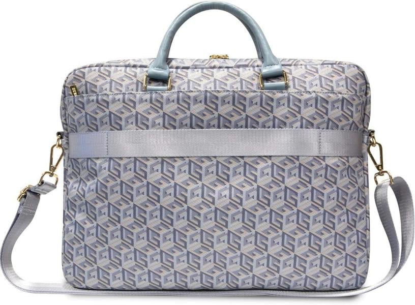 Guess Gcube Stripes Bag for 16" Laptop Blue - GUCB15HGCFSEB