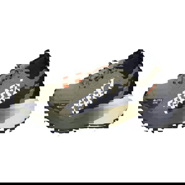 Adidas Mens Terrex Agravic GORE-TEX Running Shoes - Olive - 