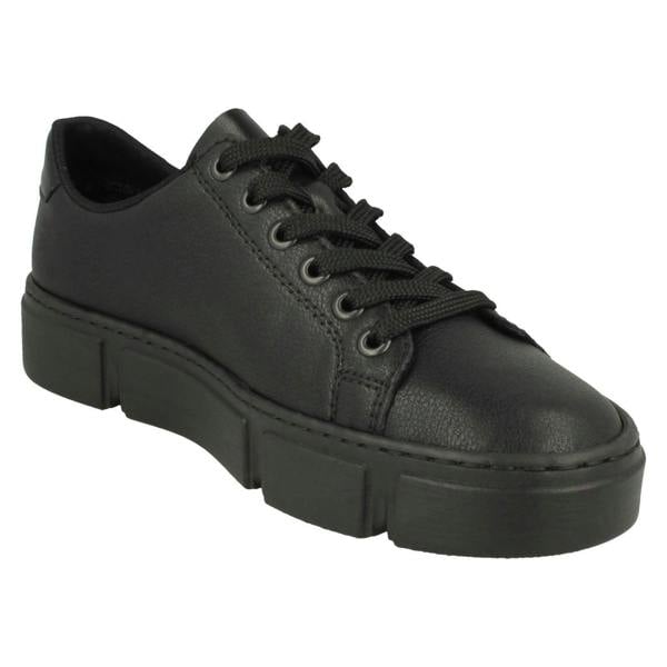 Rieker Ladies Sneakers By Rieker Lace Up Trainers N59L1
