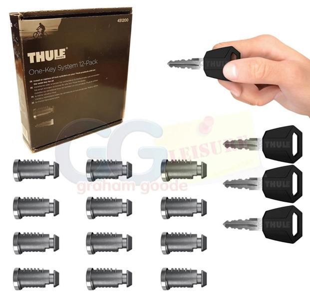 Thule 451200 One Key System - Set of 12 Locks Includes Master Key
