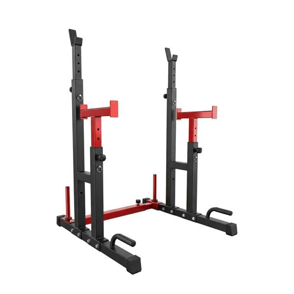 Centra Squat Rack Power Rack Heavy Duty 250KG Adjustable Bench Press Stand Black