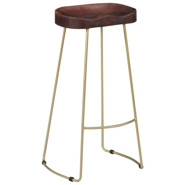 Berkfield Gavin Bar Stools 2 pcs Solid Mango Wood